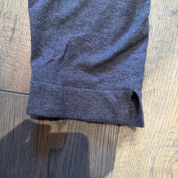 H&M Basics Grey  Purple Split Hem Lounge Pants Soft Comfortable Loungewear EUC - Picture 12 of 14